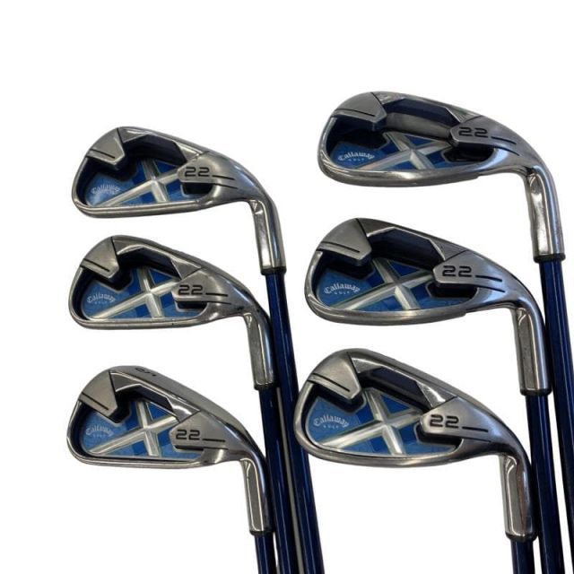 【中古】 キャロウェイ X・22 8S アイアンセット IR 純正特注シャフト (フレックスその他) メンズ 男性用 右利き 右用 Cランク ゴルフクラブ