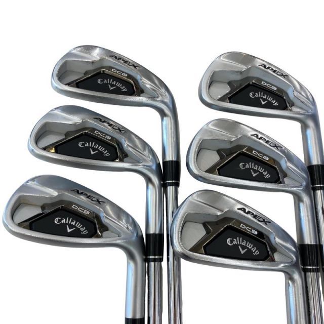 【中古】 キャロウェイ APEX DCB(2021) 6S アイアンセット IR NS PRO ZELOS 7 (フレックスS) メンズ 男性用 右利き 右用 Cランク ゴルフクラブ