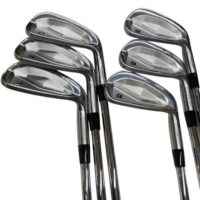 【中古】 ブリヂストン BRIDGESTONE 242CB+ 6S アイアンセット IR NS PRO 950GH neo (フレックスS) メンズ 男性用 右利き 右用 Bランク ゴルフクラブ