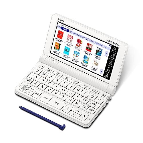 カシオ 電子辞書 小学生・中学生 (推奨) 小5-中3向け エクスワード XD-SX3810WE 220コンテンツ ホワイト XD-SXN381WE セット/ 42f83e4a