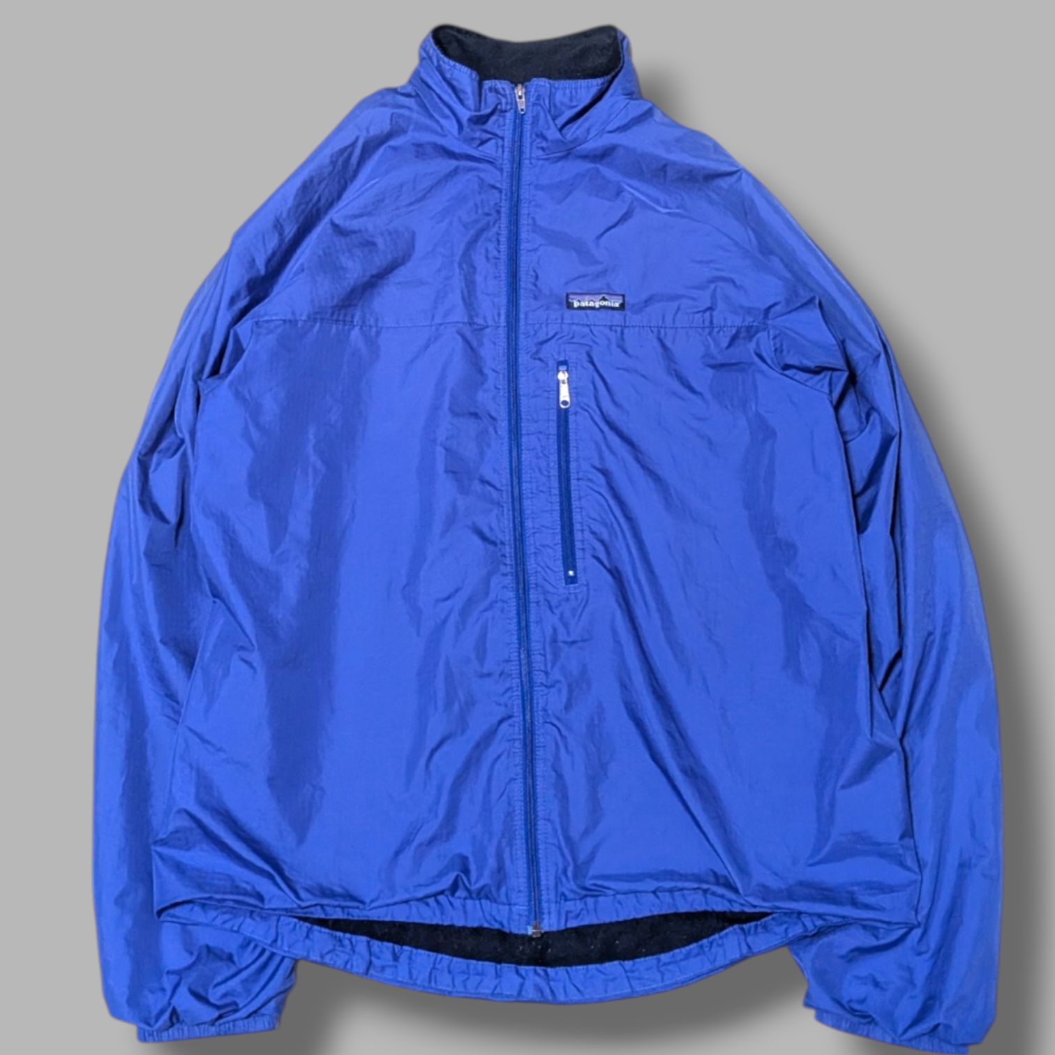 Patagonia パタゴニア Zephyr Jacket ゼファージャケット y2k Archive ドローコード 90s 99年秋冬 USA企画 フリース ナイロンジャケット レトロ M 青