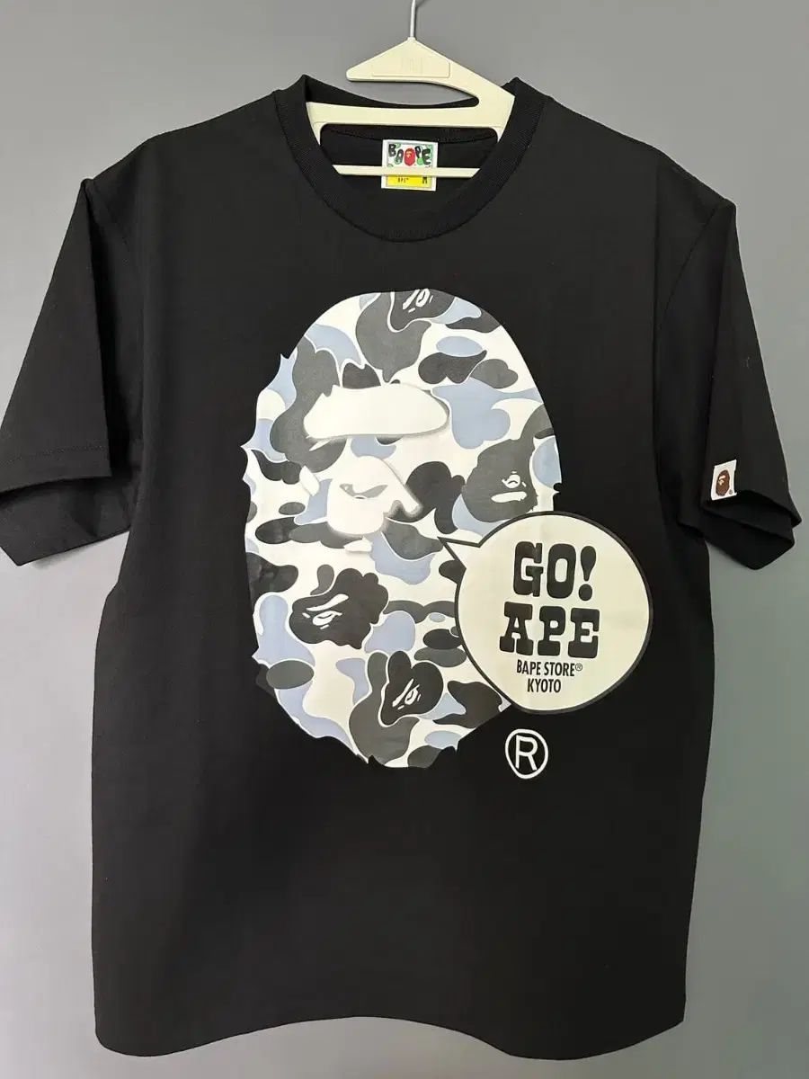 正規品 A BATHING APE アベイシングエイプ 京都限定 ゴーリラ 半袖Tシャツ ブラック XL