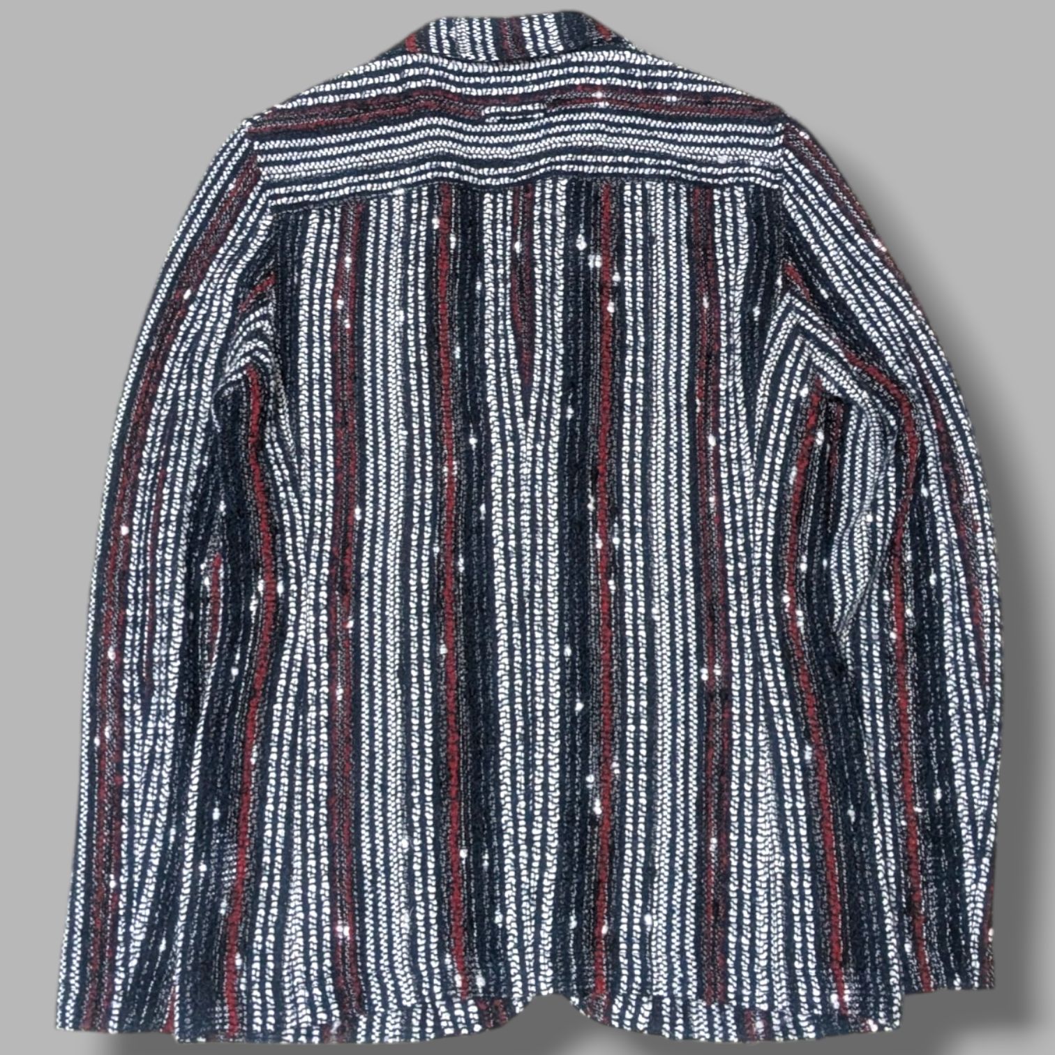 T-JACKET ティージャケット イタリア製 ストライプ ニット テーラード 
