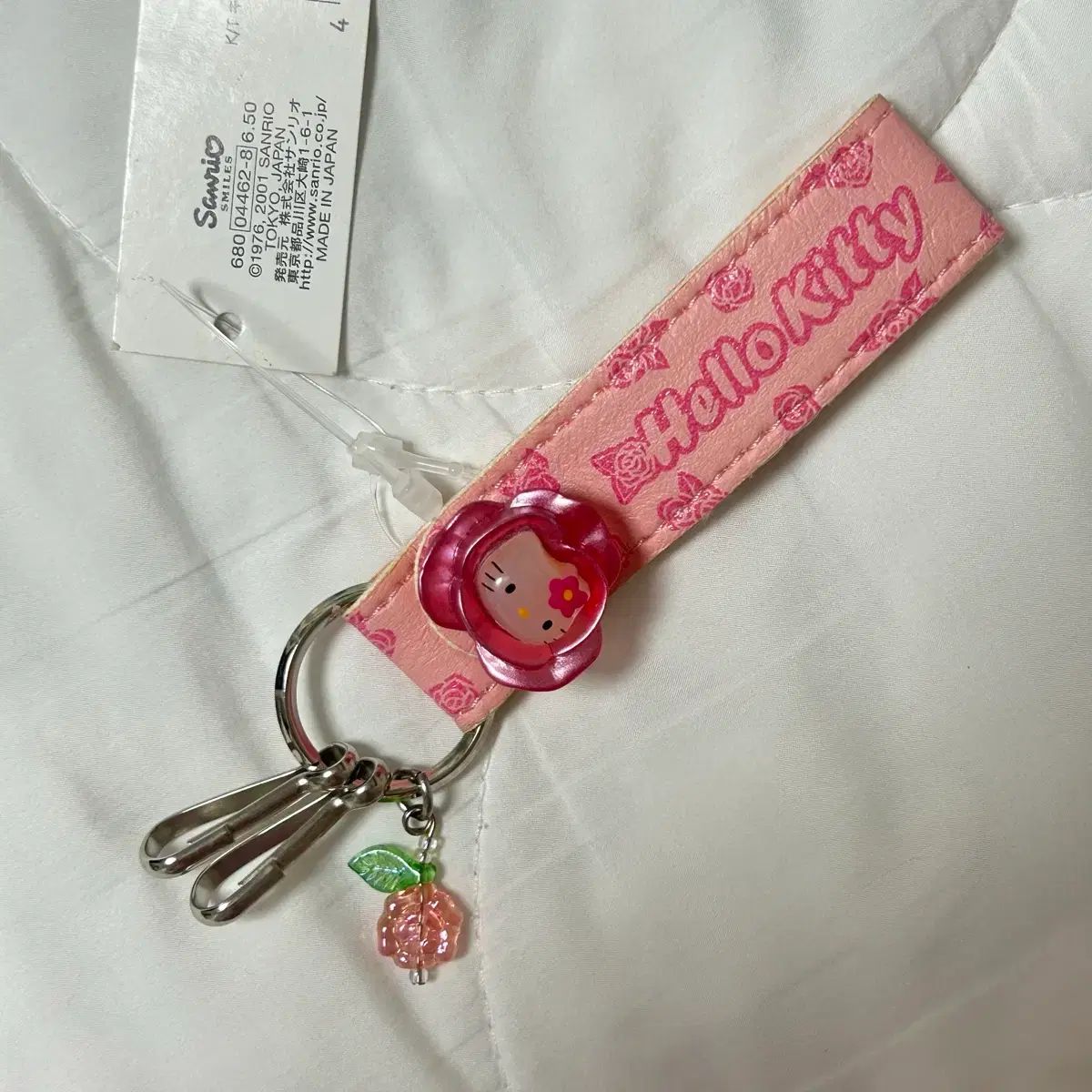 新品 ゴー クラシック hello kitty(ハローキティ) バラ ローズ キーホルダー ストラップ