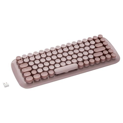【新品】Digio2 無線 ラウンドキーキャップ キーボード ピンク Z0068 303353ac