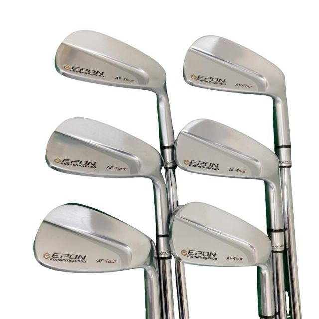 【中古】 エポンゴルフ株式会社 EPON AF-Tour MB(2018) 6S アイアンセット IR 純正特注シャフト (フレックスS) メンズ 男性用 右利き 右用 Cランク ゴルフクラブ