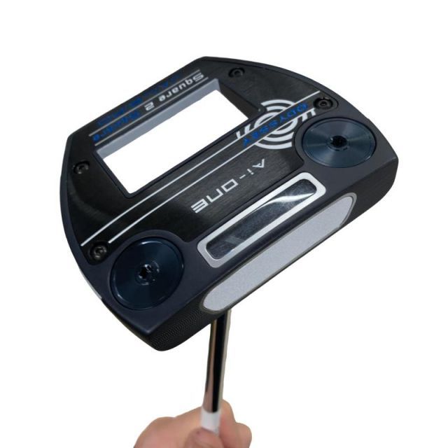 【中古】 オデッセイ Ai-ONE SQUARE 2 SQUARE JAILBIRD 34インチ パター PT STROKE LAB 90 スチール (フレックスその他) メンズ 男性用 右利き 右用 Cランク ゴルフクラブ