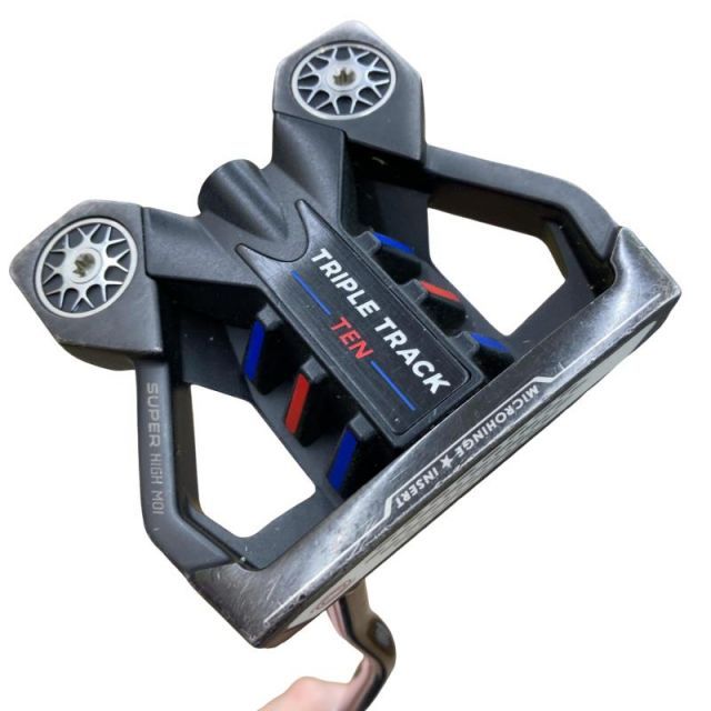 【中古】 オデッセイ TRIPLE TRACK TEN 34インチ パター PT STROKE LAB BLACK (フレックスその他) メンズ 男性用 右利き 右用 Cランク ゴルフクラブ
