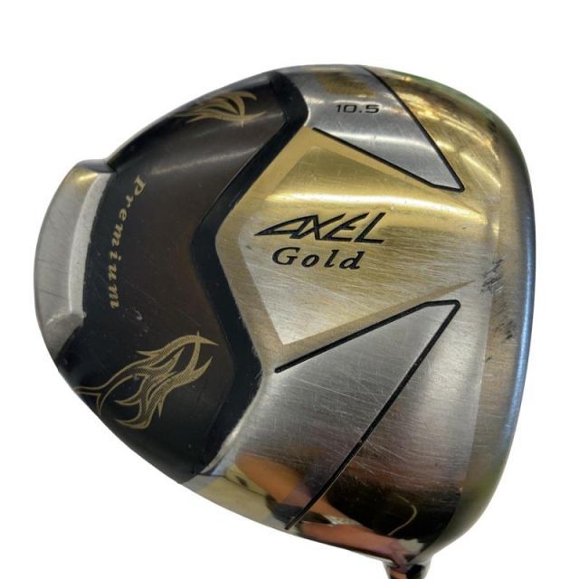 【中古】 つるや AXEL Gold Premium 10.5° ドライバー DR AXEL Gold Premium (フレックスS) メンズ 男性用 右利き 右用 Cランク ゴルフクラブ