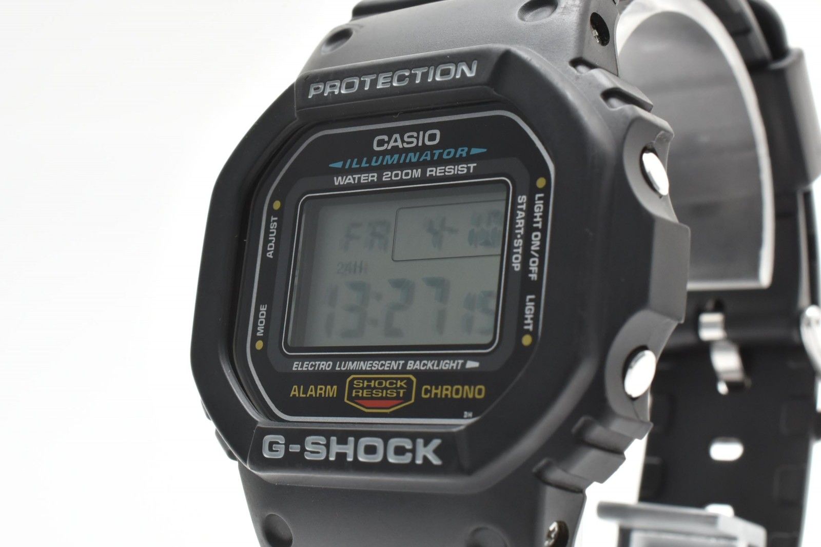 カシオ CASIO G-SHOCK DW-5600E メンズ デジタル腕時計 スクエア ブラック クオーツ 樹脂ベルト Gショック