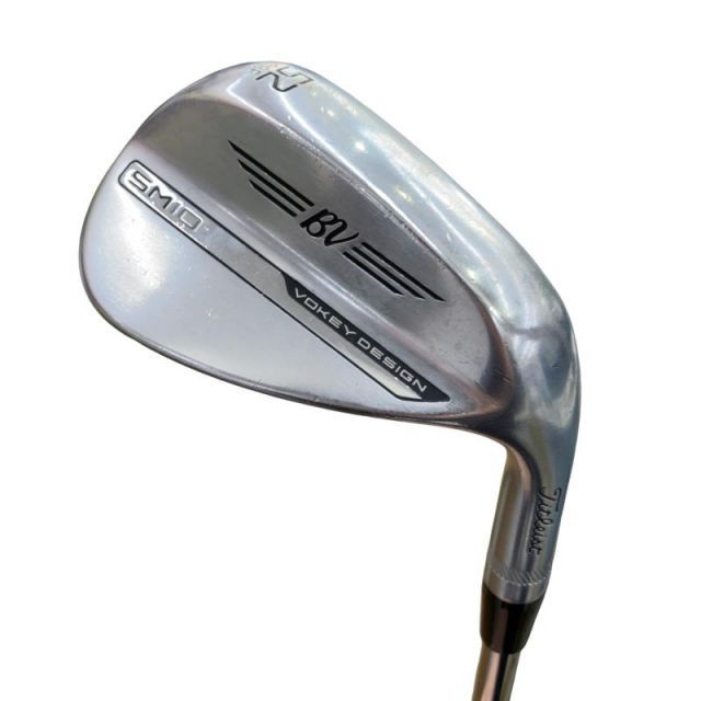 【中古】 タイトリスト VOKEY SPIN MILLED SM10 ツアークロム 52°/08°F ウェッジ WG BV 105 (フレックスその他) メンズ 男性用 右利き 右用 Cランク ゴルフクラブ