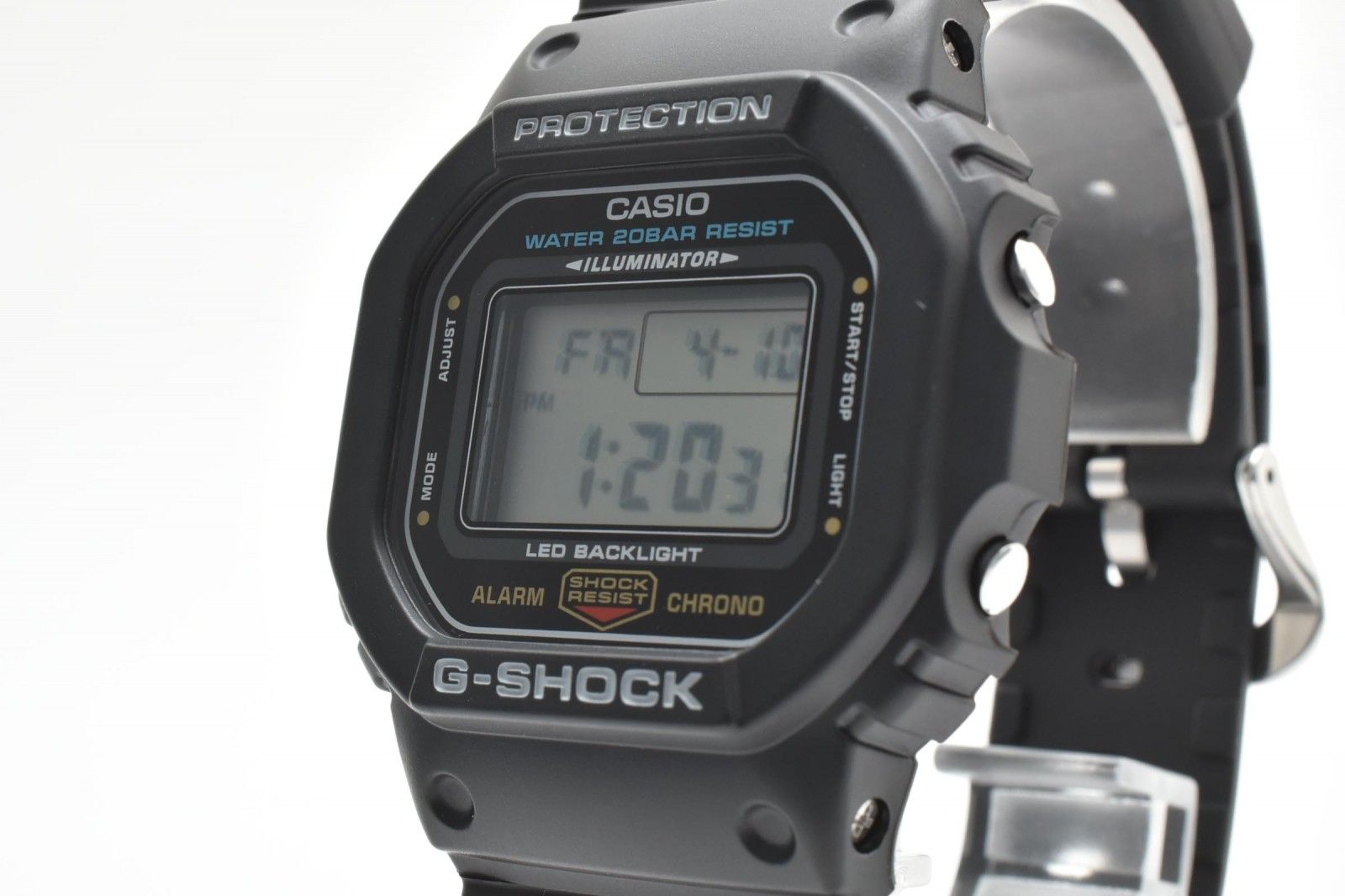 カシオ CASIO G-SHOCK DW-5600UE メンズ デジタル腕時計 スクエア ブラック クオーツ 樹脂ベルト LEDバックライト