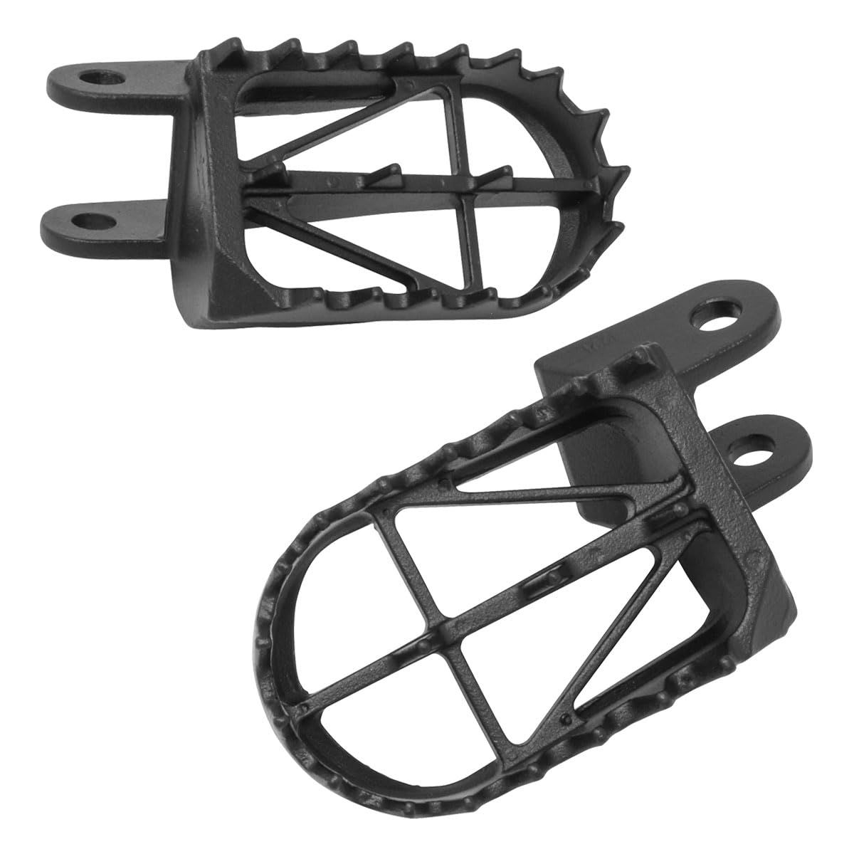 ジータレーシング(ZETA RACING) KLX250/D-TRACKER '98-20, KLX300R '96-25 ワイドフットペグ クロモリ Mid 前後幅約50mm 安定ライディング スタンディング 排泥性 クロモリ鋼 高強度 高耐久 D3033