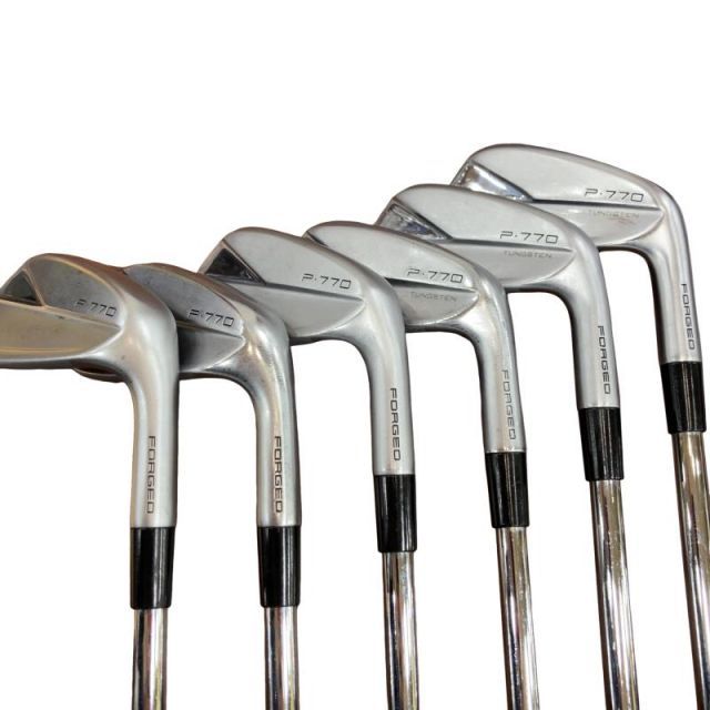 【中古】 テーラーメイド Taylor Made P・770(2023) 6S アイアンセット IR 純正特注シャフト (フレックスR) メンズ 男性用 右利き 右用 Cランク ゴルフクラブ