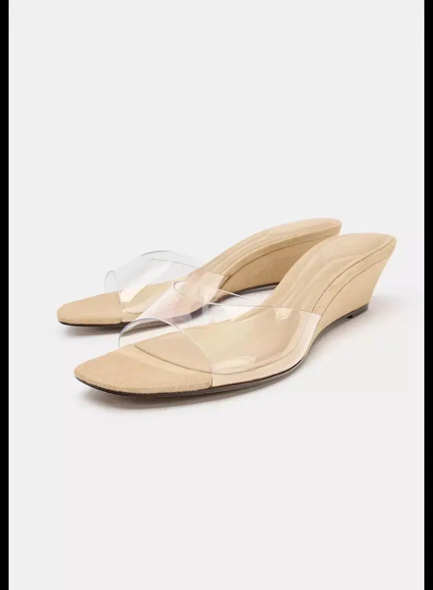 ZARA ザラ ビニール ウェッジ サンダル 37サイズ