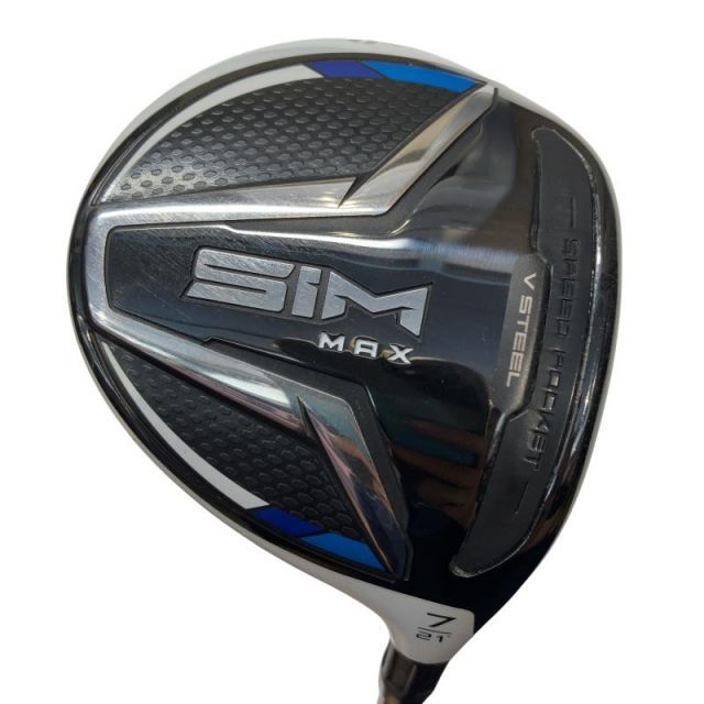 【中古】 テーラーメイド SIM MAX 7W フェアウェイウッド FW TENSEI BLUE TM50(FW) (フレックスS) メンズ 男性用 右利き 右用 Cランク ゴルフクラブ