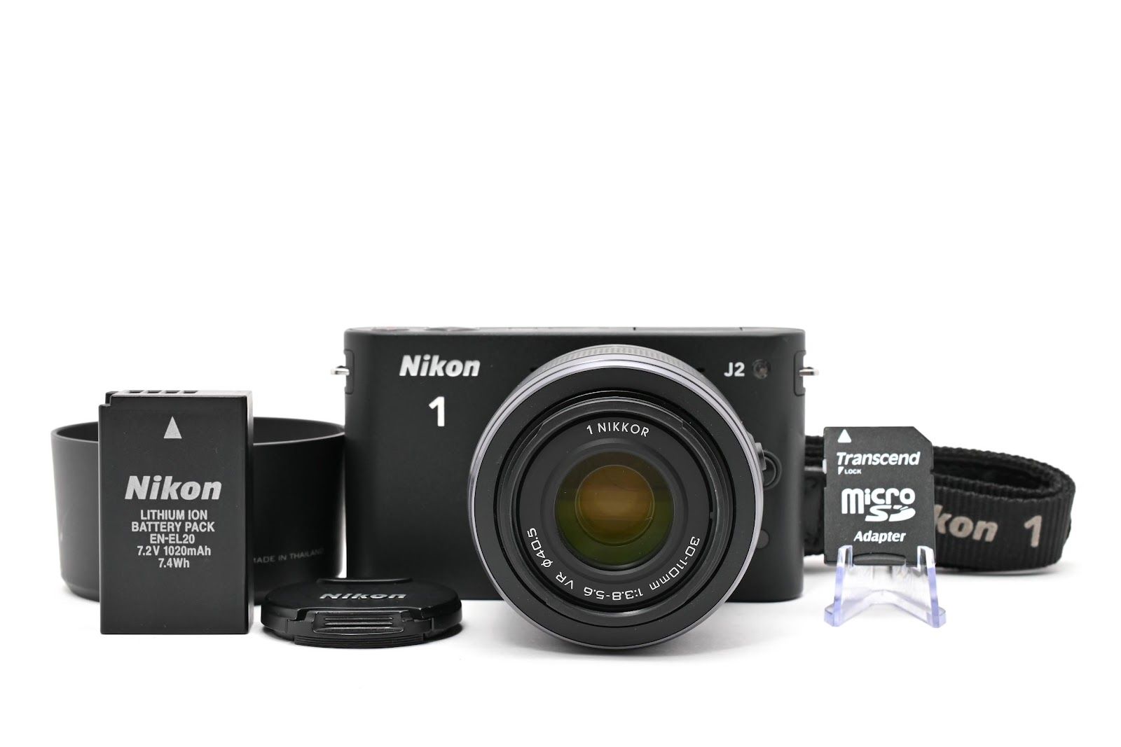 ☆訳あり☆ ニコン Nikon NIKON1 J2 ブラック NIKKOR 10-30MM F3.5-5.6 