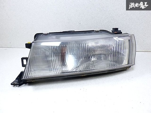 【割れ無し】トヨタ 純正 GX90 JZX90 チェイサー ハロゲン ヘッドライト レンズ 左 左側 助手席側 STANLEY 22-229 即納 棚Q-3