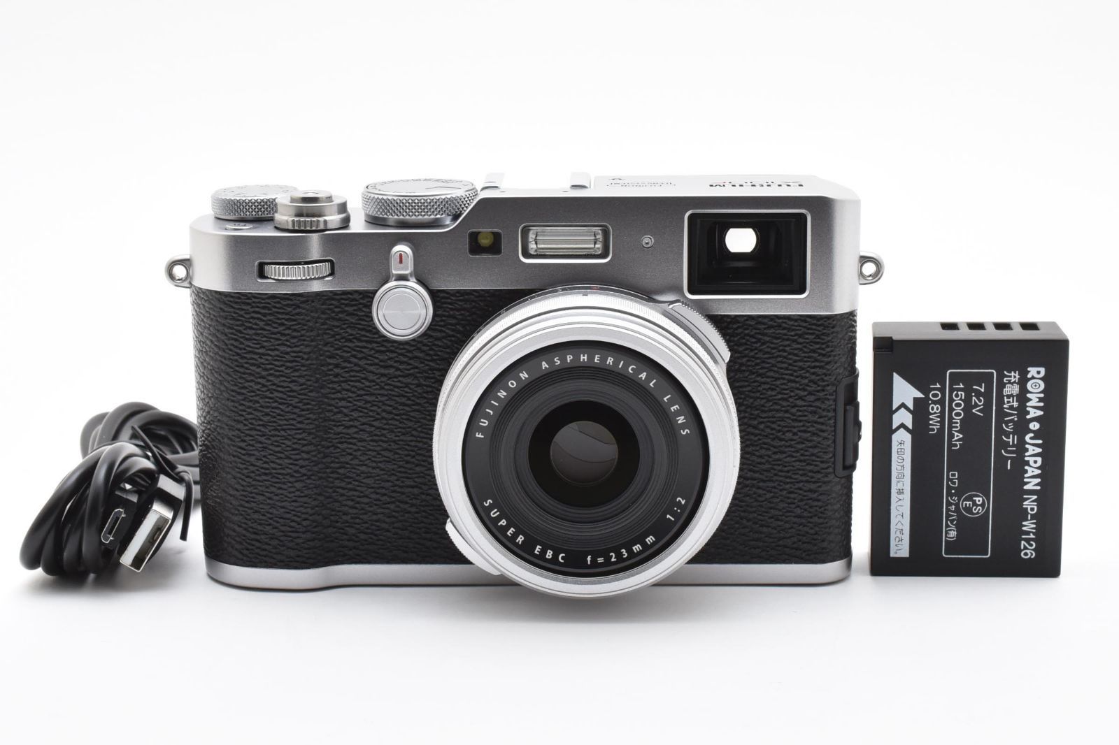 【返品保証】★外観極上品★フジフイルム FUJIFILM X100F シルバー 《ショット数:5095回》★ L988#6952