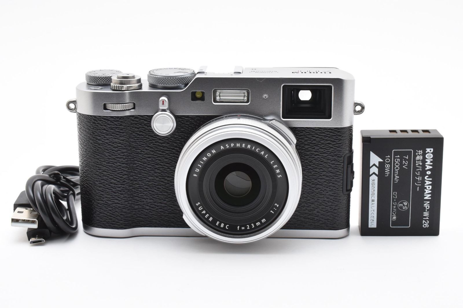 返品保証】☆美品☆フジフイルム FUJIFILM X100F シルバー《ショット数