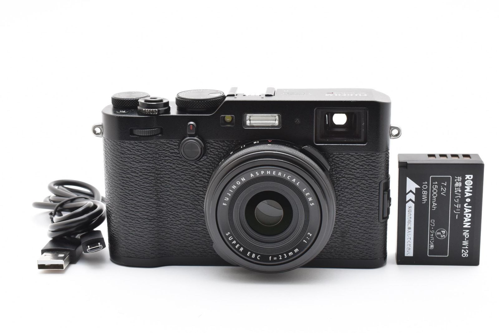 【返品保証】★美品★フジフイルム FUJIFILM X100F ブラック 《ショット数:14252回》★ L898#7649