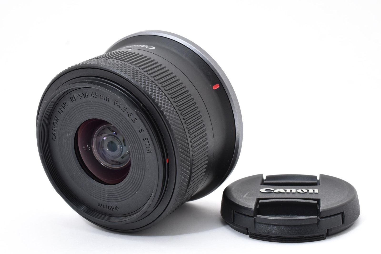 【返品保証】★良品★キヤノン Canon RF-S 18-45mm F4.5-6.3 ブラック★ L33#7770