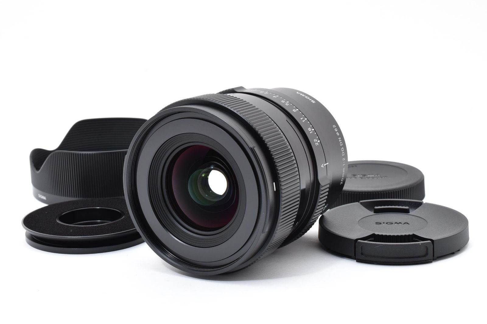 【返品保証】★新品級★シグマ SIGMA 20mm F2 DG DN Contemporary ソニーEマウント★ L384#7788
