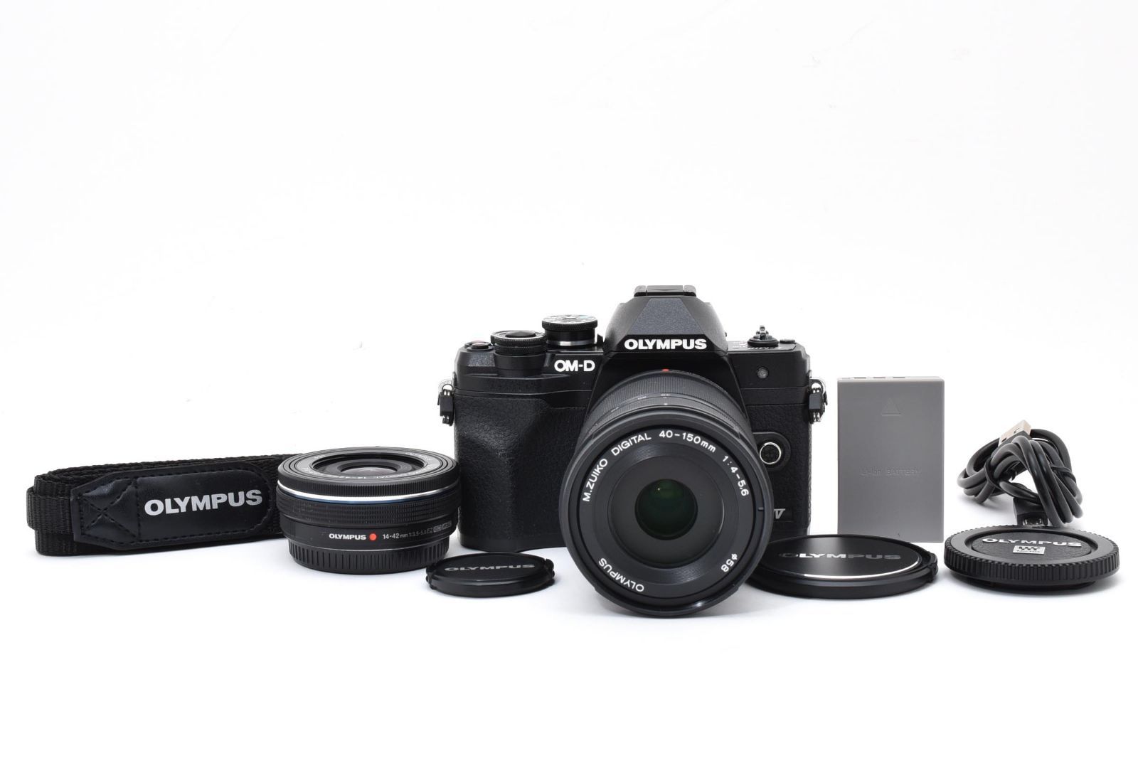 【返品保証】★外観美品★オリンパス OLYMPUS OM-D E-M10 Mark IV ダブルズームキット 《ショット数:18920回》★ L605#7693