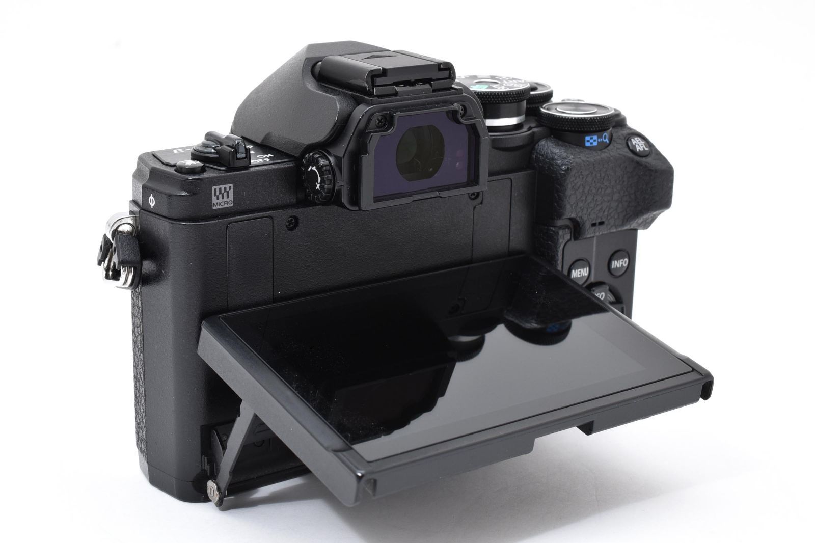 返品保証】☆外観美品☆オリンパス OLYMPUS OM-D E-M10 Mark IV ダブル 