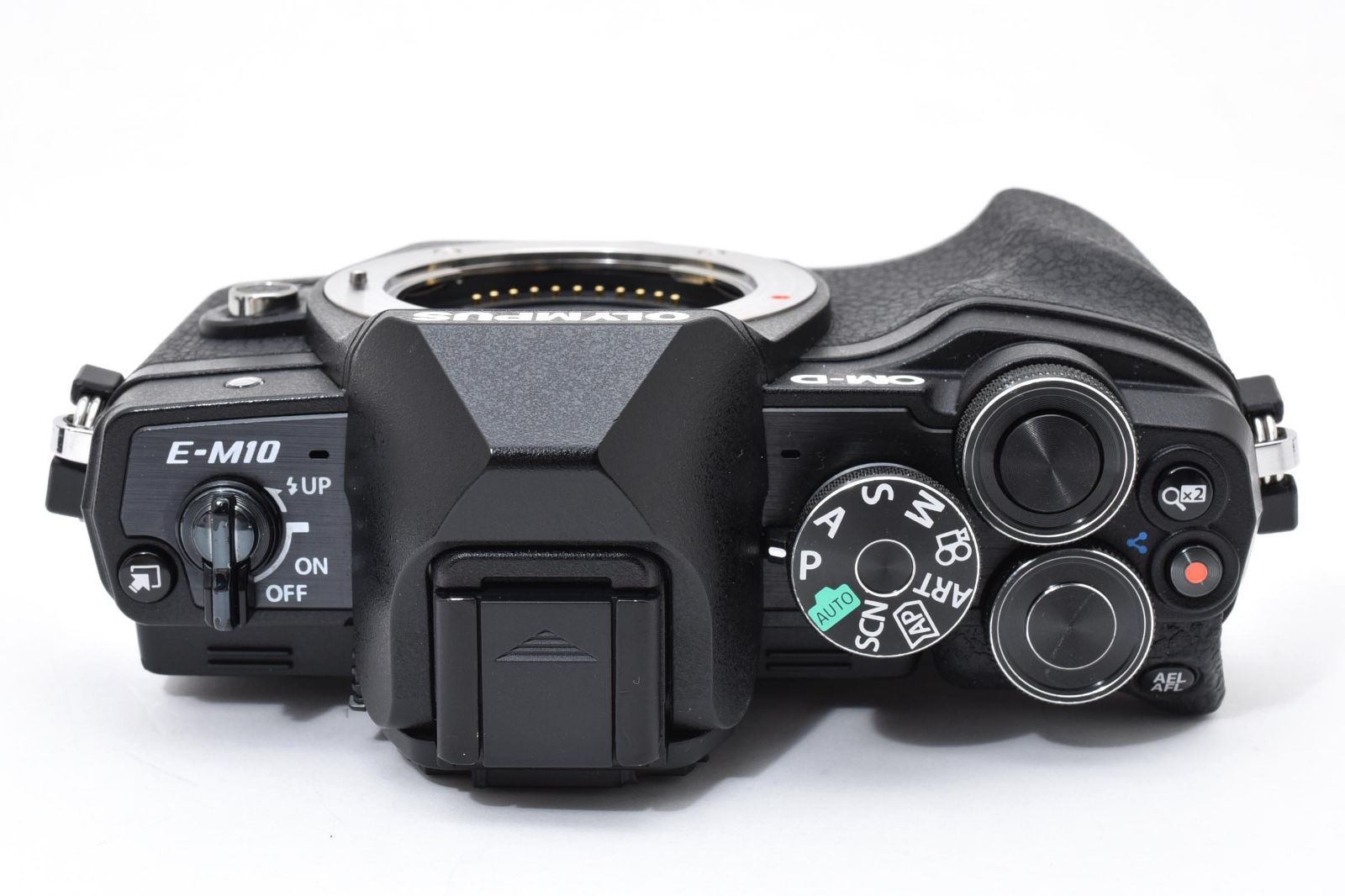 返品保証】☆外観美品☆オリンパス OLYMPUS OM-D E-M10 Mark IV ダブル 