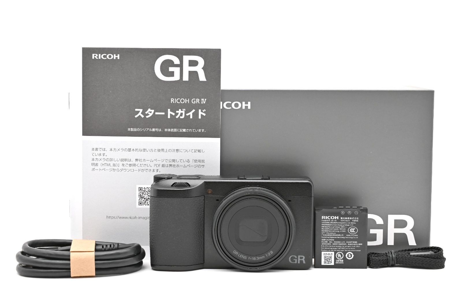 【返品保証】★美品★リコー RICOH GR IV 《ショット数:76回》★ L2528#7710