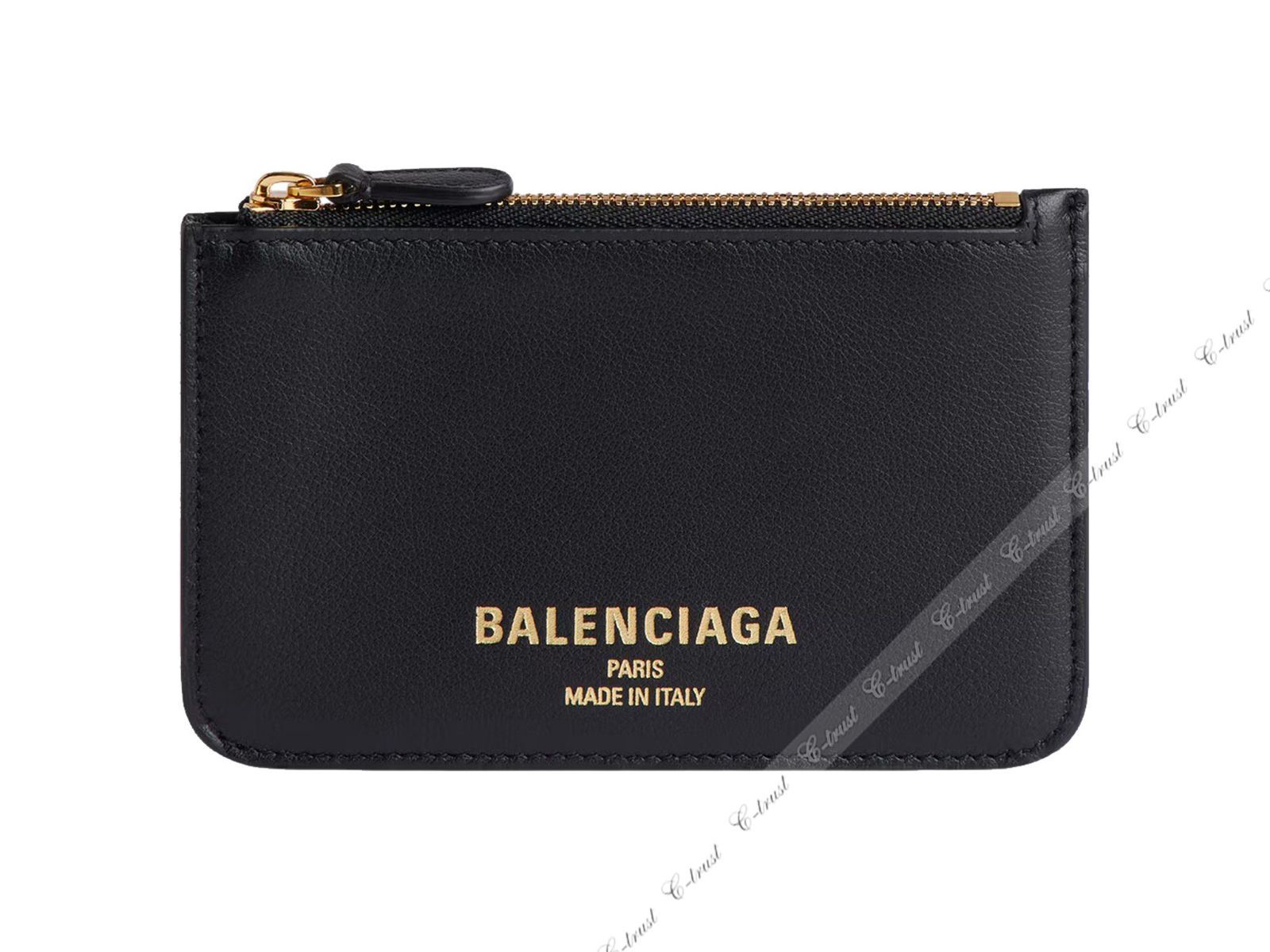 BALENCIAGA バレンシアガ 財布 フラグメント カード コイン ケース カーフ ロゴ イタリア製 新品 M276-