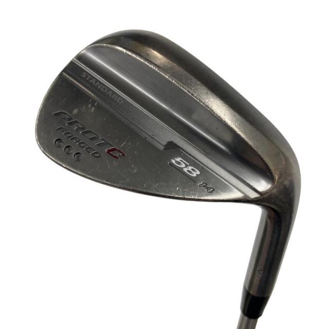 【中古】 PROTO-CONCEPT PROTO-CONCEPT FORGED WEDGE(メッキ) 58°/14° ウェッジ WG リシャフト (フレックスその他) メンズ 男性用 右利き 右用 Cランク ゴルフクラブ