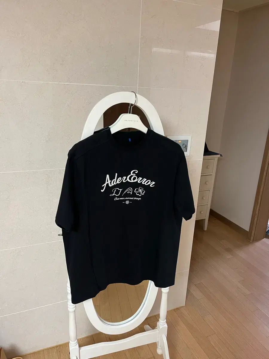 ADER ERROR アーダーエラー 半袖 Tシャツ ノワール a2