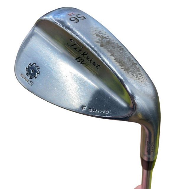 【中古】 タイトリスト VOKEY SPIN MILLED SM5 ツアークロム 56°/14°F ウェッジ WG Dynamic Gold (フレックスS) メンズ 男性用 右利き 右用 Dランク ゴルフクラブ