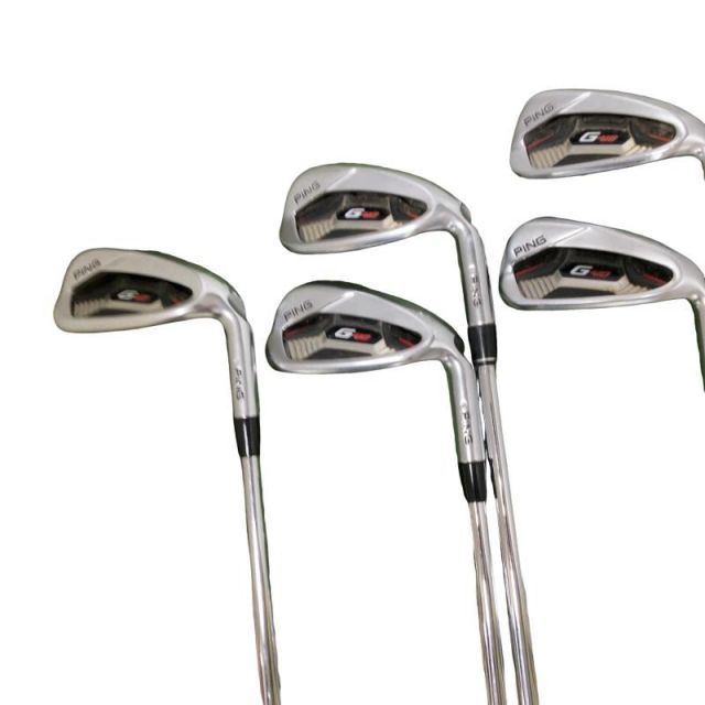 【中古】 ピン G410 6S アイアンセット IR PING AWT 2.0 LITE (フレックスS) メンズ 男性用 右利き 右用 Dランク ゴルフクラブ