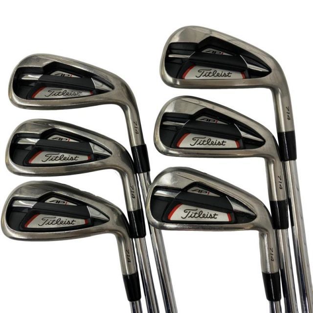 【中古】 タイトリスト Titleist AP1 714 6S アイアンセット IR 純正特注シャフト (フレックスS) メンズ 男性用 右利き 右用 Cランク ゴルフクラブ