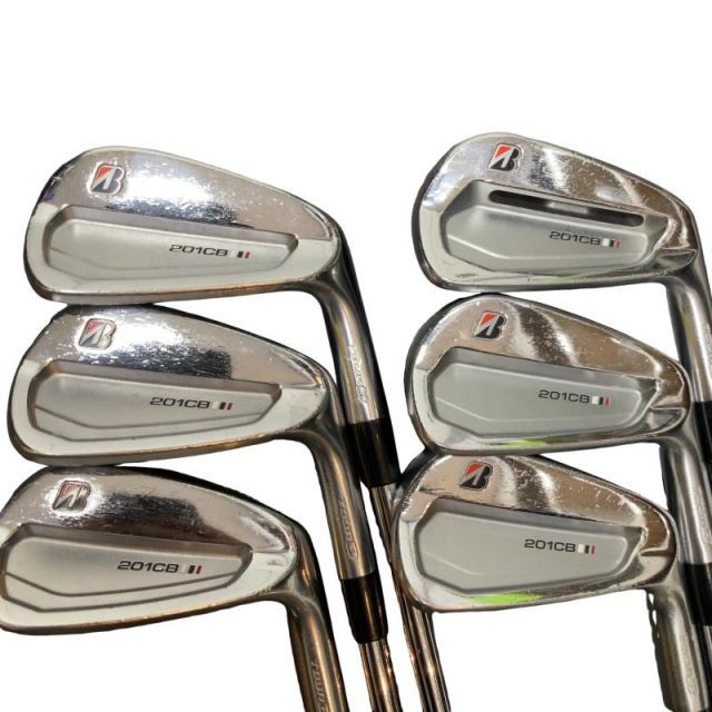 【中古】 ブリヂストン TOUR B 201CB 6S アイアンセット IR NS PRO MODUS3 TOUR105 (フレックスS) メンズ 男性用 右利き 右用 Cランク ゴルフクラブ