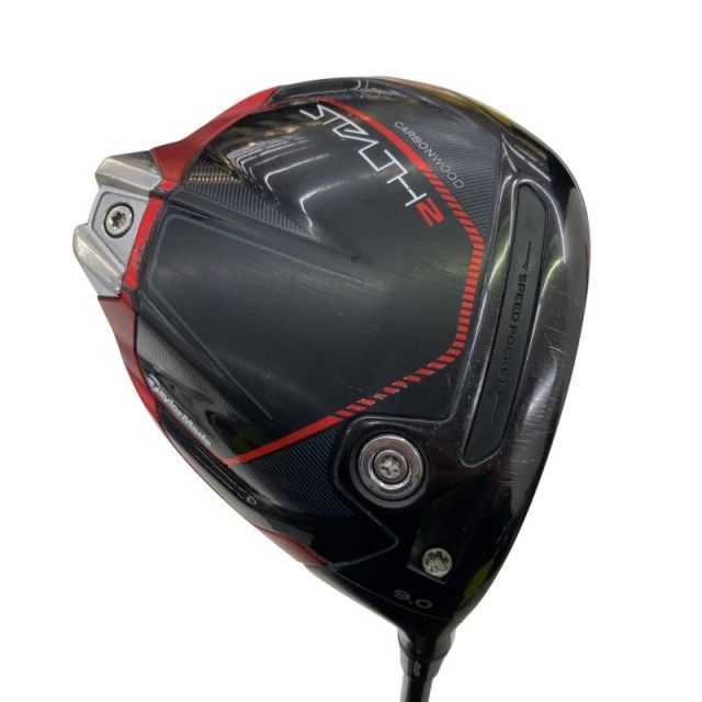 【中古】 テーラーメイド STEALTH2 9° ドライバー DR TENSEI RED TM50(STEALTH DR) (フレックスS) メンズ 男性用 右利き 右用 Cランク ゴルフクラブ