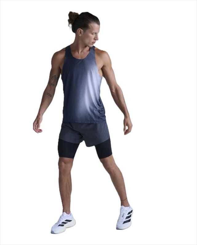 【新品】2XU ツータイムズユー タンクトップ ランニングシャツ 2XU Light Speed React Singlet MR7375A メンズ MSM/BRF ライトスピード リアクト シングレット ノースリーブ ランニング マラソン トレイルランニング 6,353円