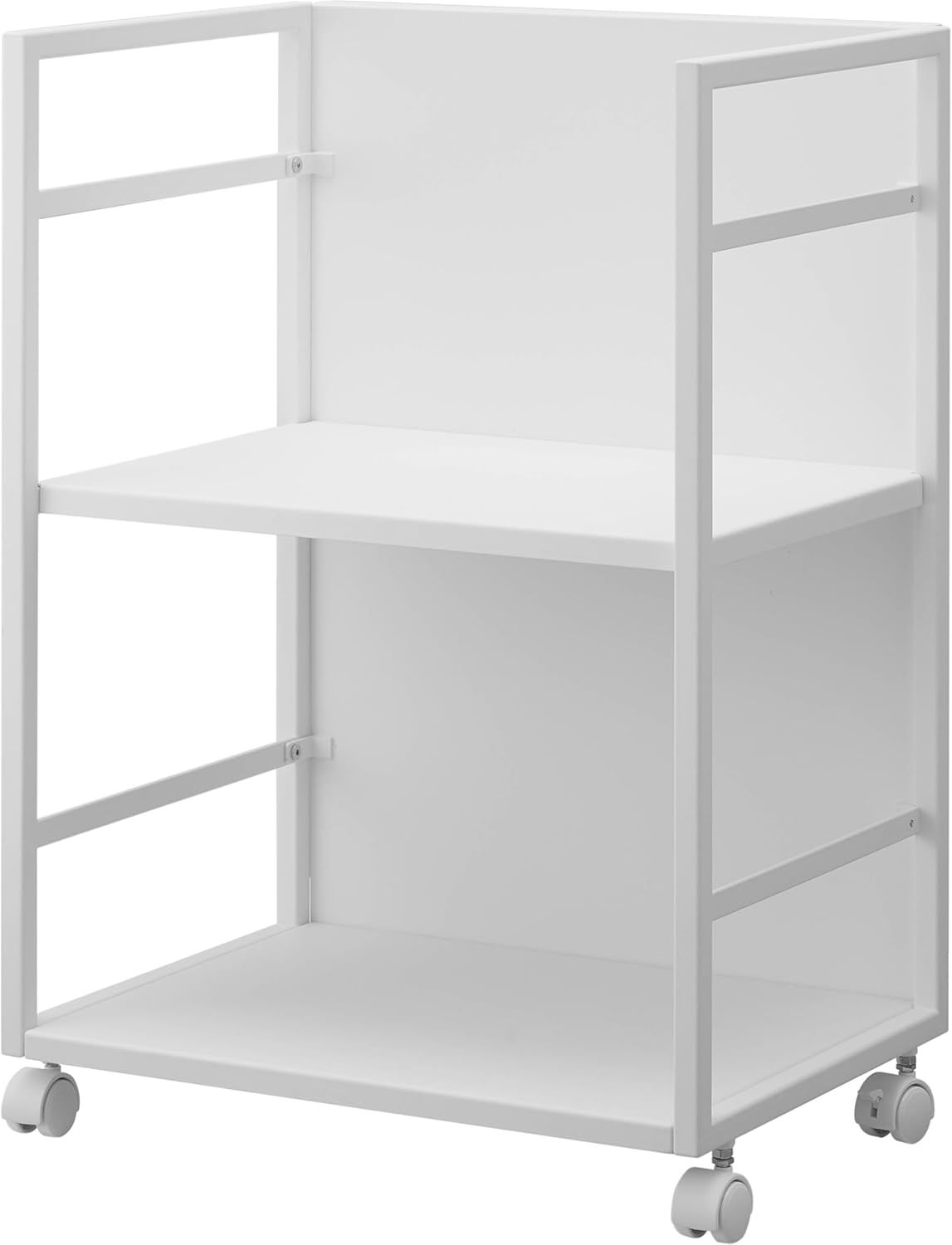 山崎実業 Yamazaki ワゴン ホワイト W42 D32 H60cm タワー tower ストック 一括収納 キャスター付き 隠す収納 4810