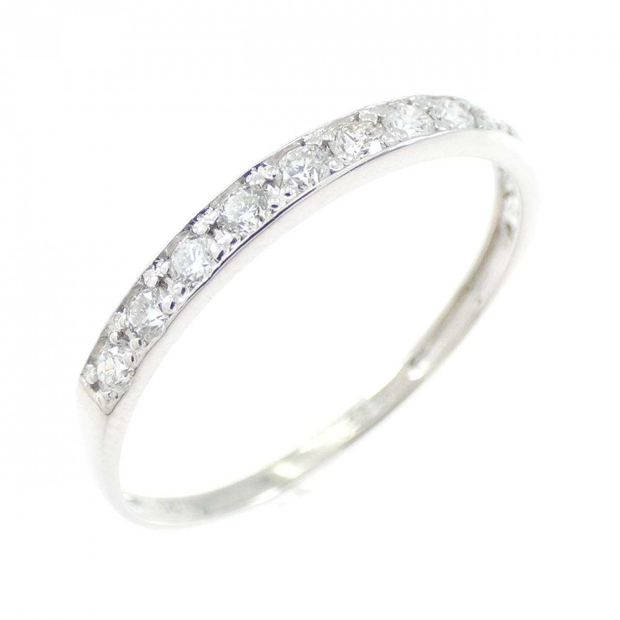 PT950 ハーフエタニティ ダイヤモンド リング 0.20CT