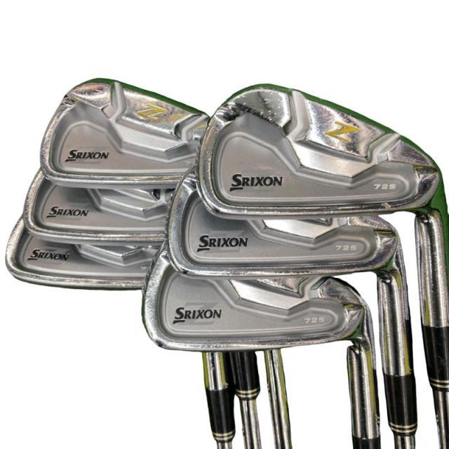 【中古】 ダンロップ SRIXON Z725 6S アイアンセット IR NS PRO 980GH D.S.T (フレックスS) メンズ 男性用 右利き 右用 Cランク ゴルフクラブ