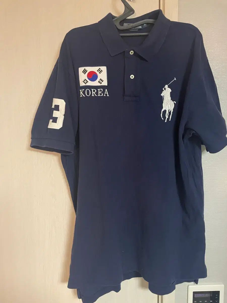 正規品/唯一実物 ポロ ビックポニー 半袖 カラーTシャツ 韓国 テコンドー L