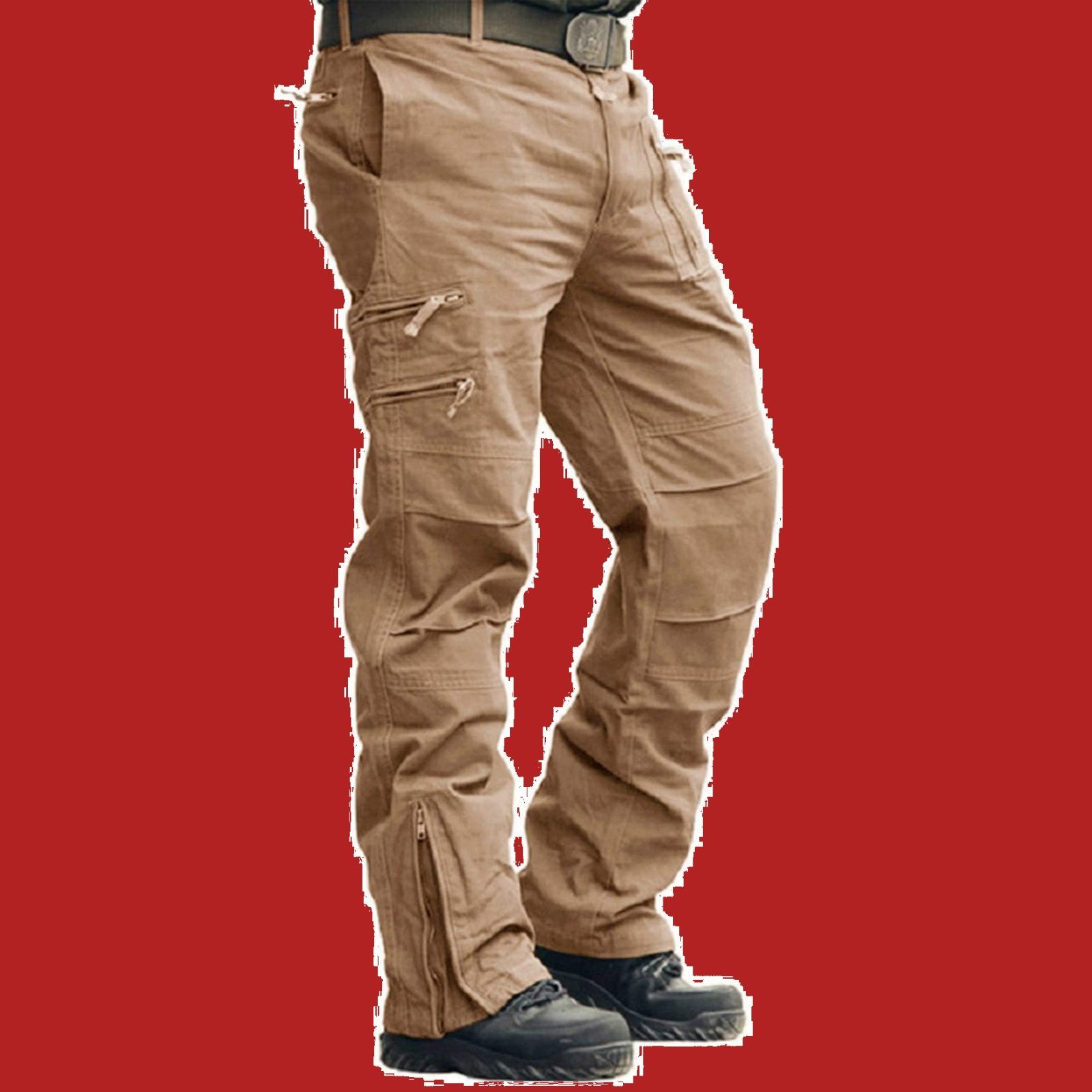メンズ カーゴパンツ ロングパンツ 秋冬 作業着 アウトドア タクティカル カジュアル [TACVASEN] ミリタリー 長ズボン 登山ウェア 大きいサイズ ゆったり 春服