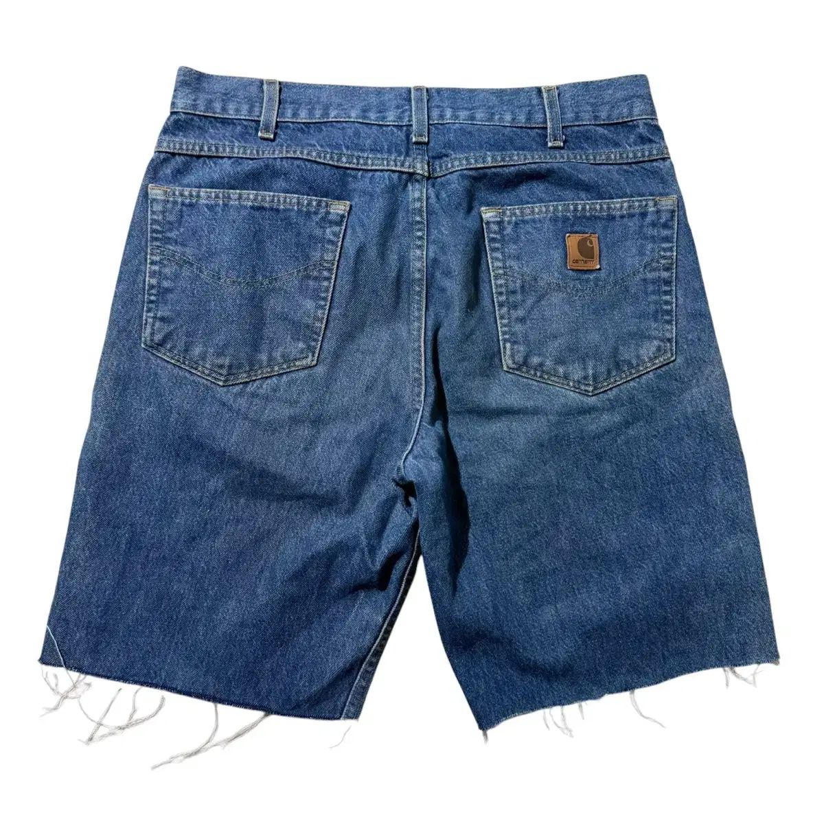 34 カーハート カットオフ デニム ハーフ パンツ ハーフパンツ