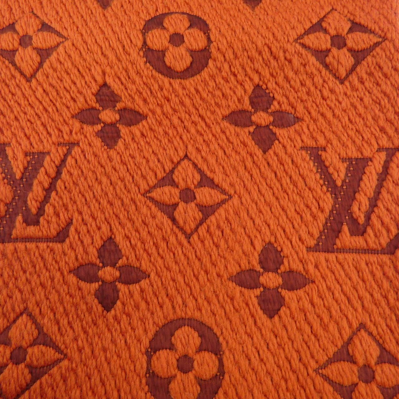 ルイヴィトン LOUIS VUITTON エシャルプ ロゴマニア M75095 MUFFLER