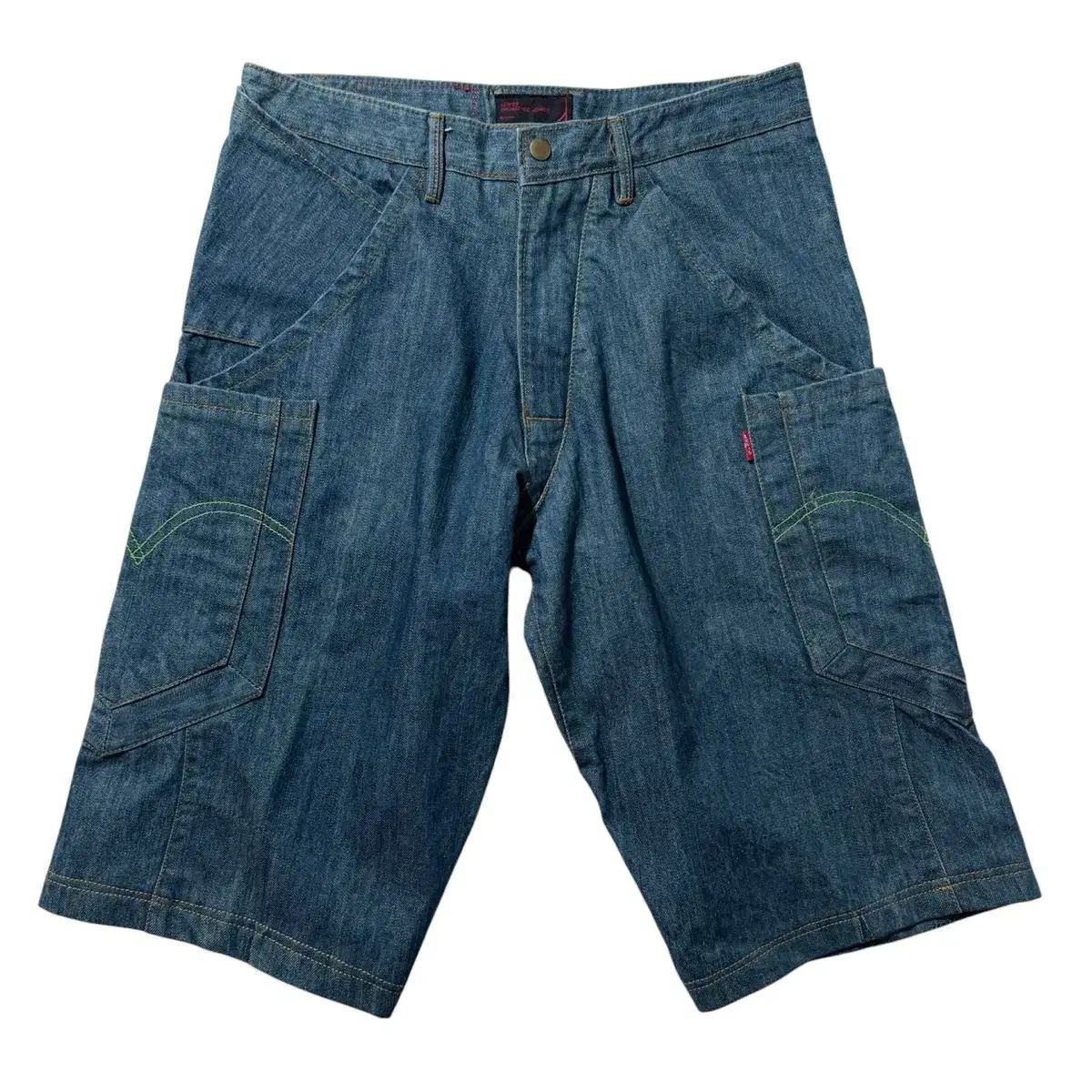 29-30 Levi's リーバイス エンジニアドジーンズ カーゴ ハーフパンツ