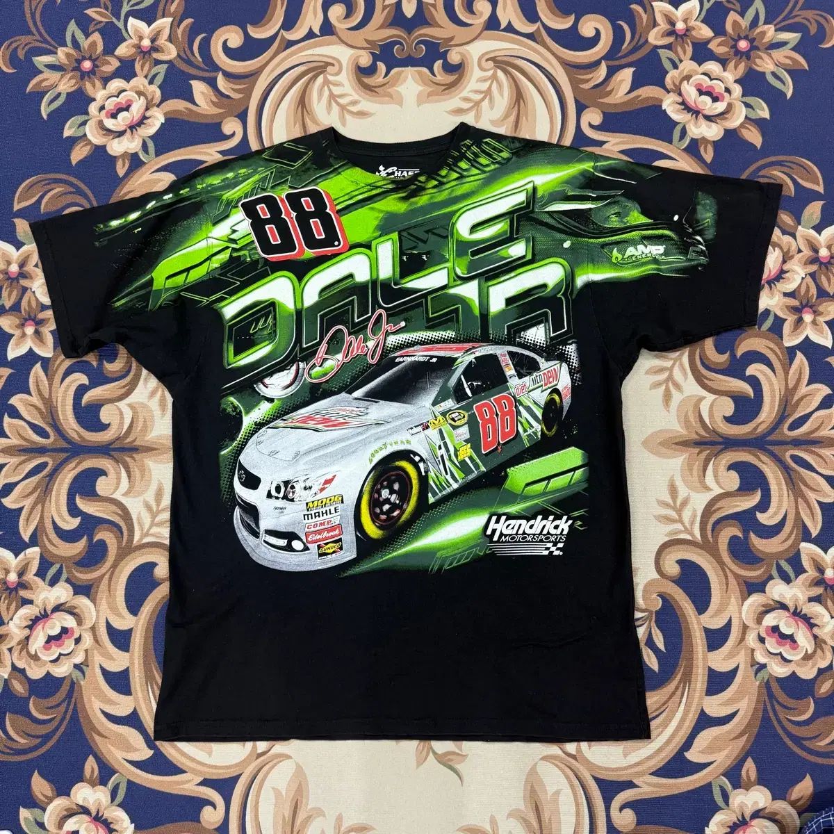 (XXL)チェイス Chase ナスカー オフィシャル 半袖Tシャツ (ブラック)