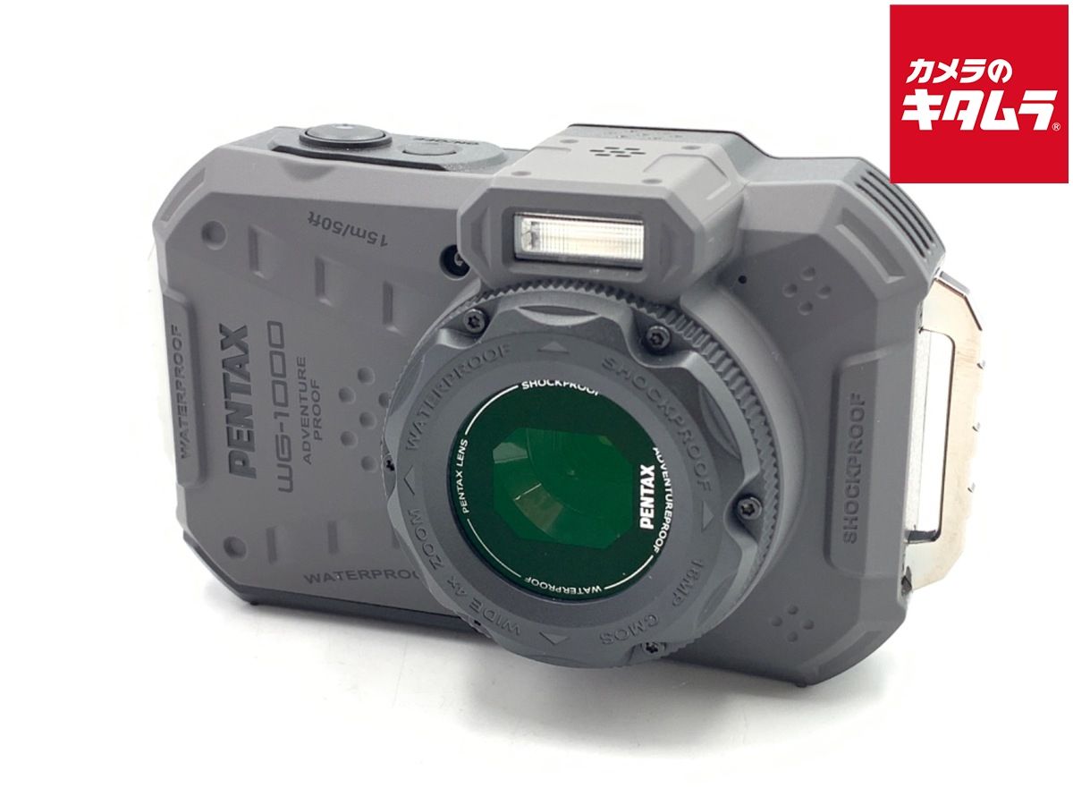 【中古】 【良品】 ペンタックス WG-1000 グレー